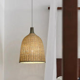 Boho Rattan Pendant Light for Dining Room